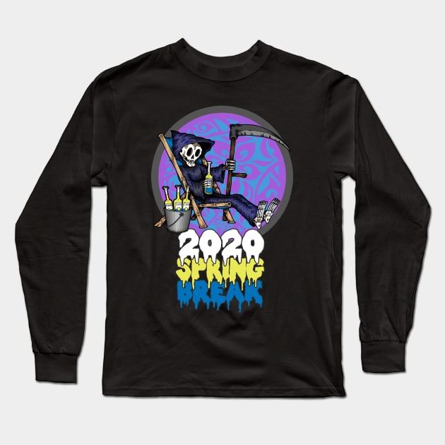 Spring Break Long Sleeve T-Shirt by inkninja